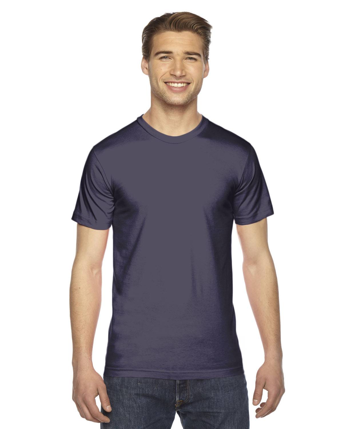 American Apparel Unisex Fine Jersey Short-Sleeve T-Shirt | 2001W