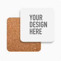 Coasters (Pack of 10)-White-3.75 x 3.75
