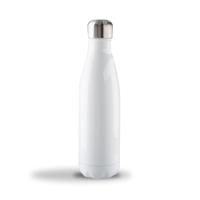 17oz Stainless Steel Bottle-White-17 oz