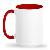15oz Ceramic Mug-Red-15 oz