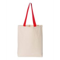 11L Canvas Tote | Q-Tees Q4400 Red ONE SIZE