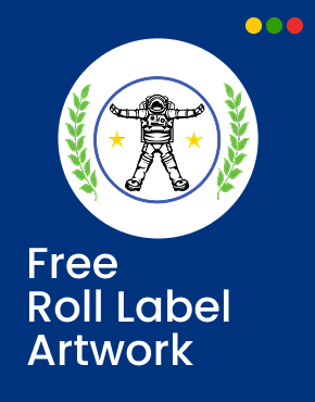 Free Roll Label Artwork