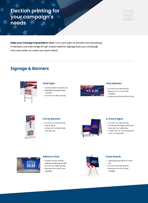 Election Sell Sheet