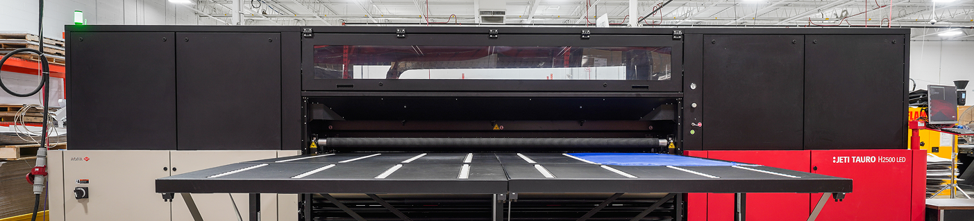 Large format printing equipment