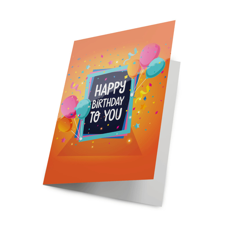 Glossy Greeting Cards, 14pt + UV