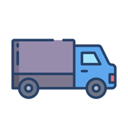 Shipping and pickup icon