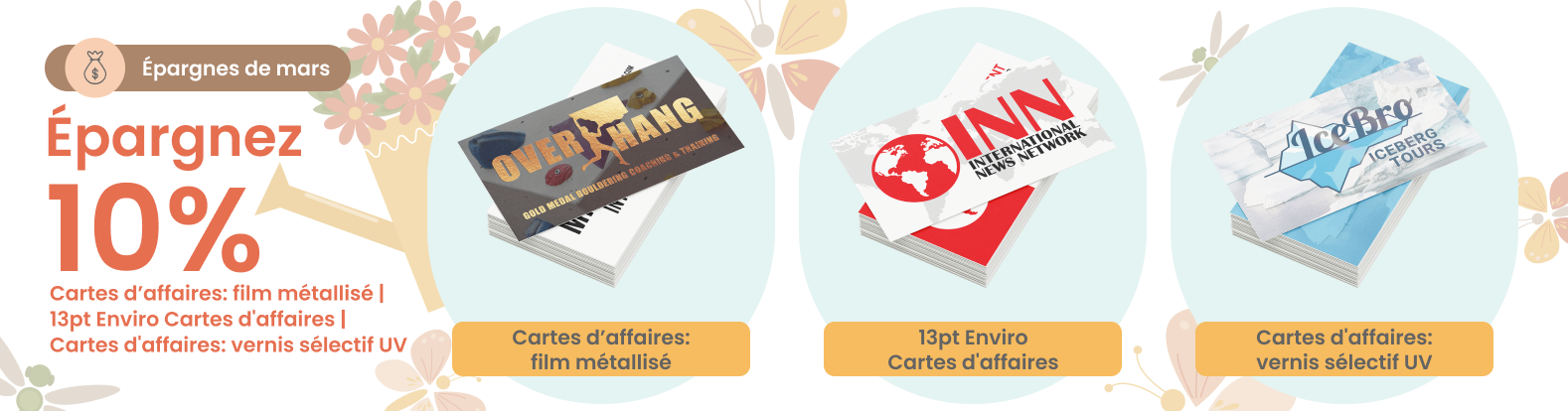 Save 10% on Foil Business Cards | 13pt enviro business cards | Spot UV business cards