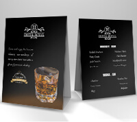 Matte Tent Cards