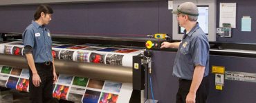large format printing press operators