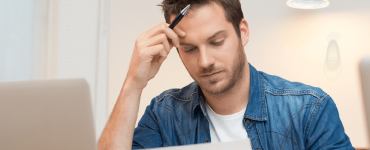 man frustrated because his special offers aren't working