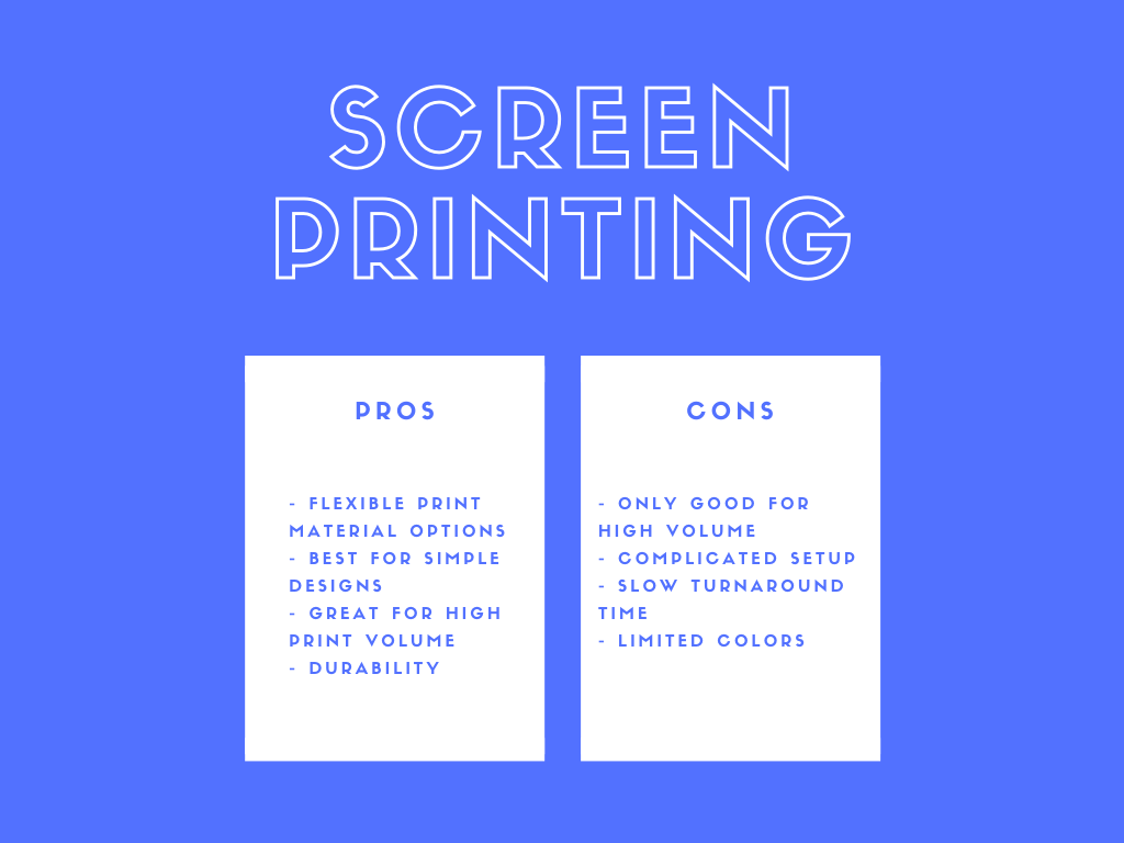 DTG vs. Screen Printing  Pros, Cons, How Much It Costs