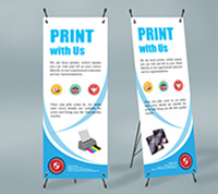 X Frame Banner Printing Sinalite Wholesale Trade Printer